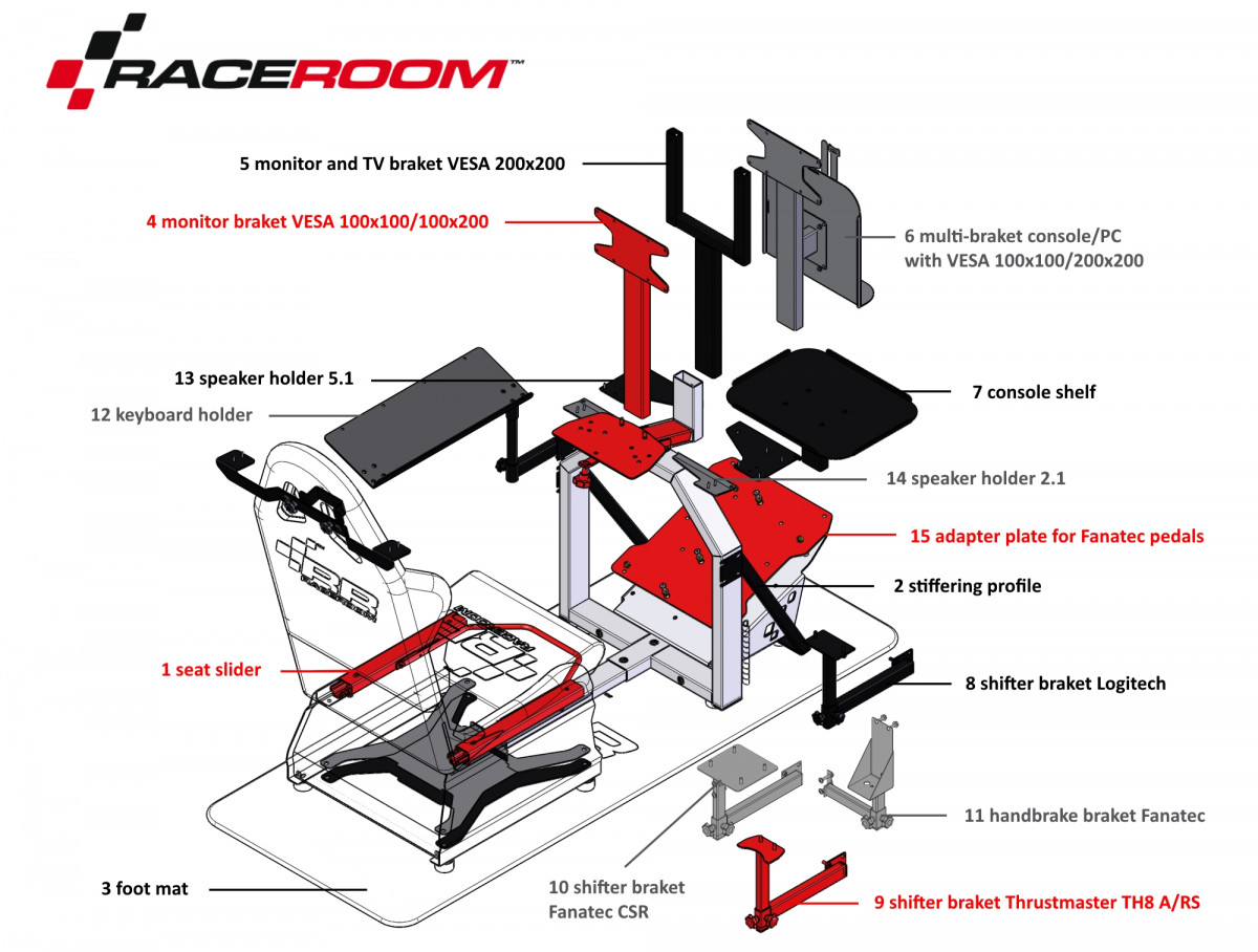 RaceRoom Game Seat RR3027